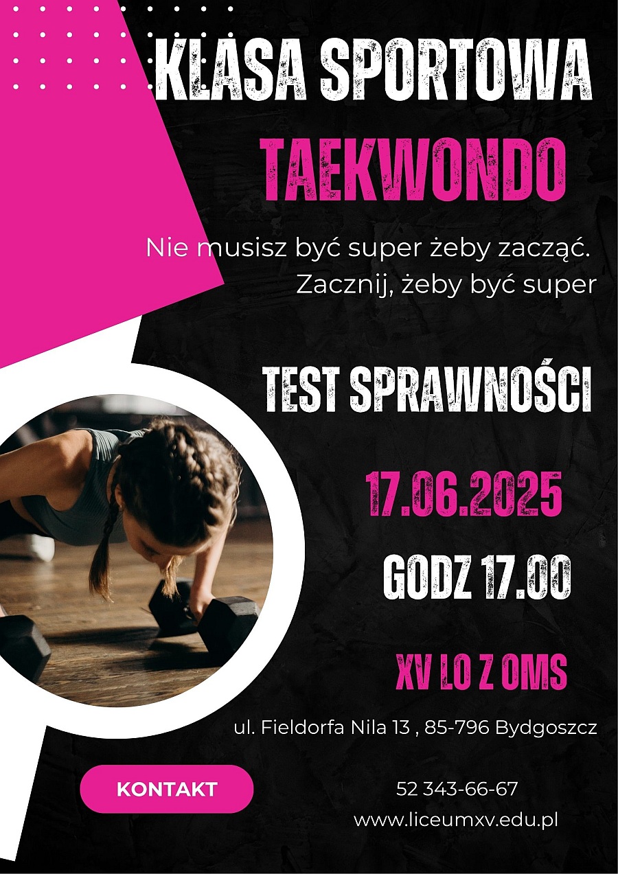 1 Puchar Polski Juniorów w Taekwondo Ollimpijskim 2025