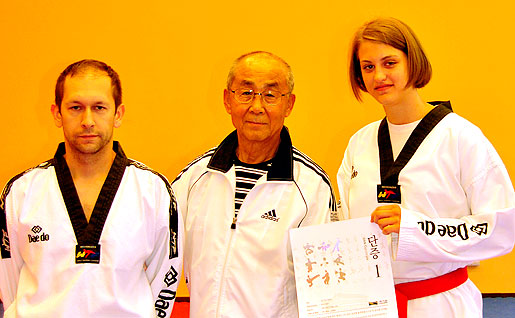 Katarzyna Lis czarny pas w Taekwondo