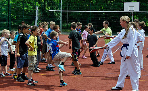 Pokaz Taekwondo szkoła podstawowa nr 37