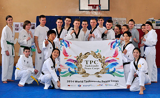 Taekwondo Peace Corps trening