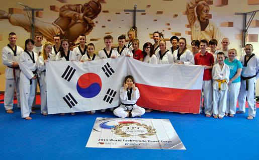 Trenerzy Taekwondo z Taekwondo Peace Corps