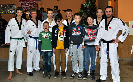 Pokaz Taekwondo na WOŚP w Dąbrowie Chełmińskiej 1